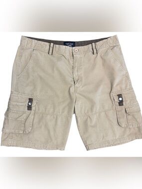 Coast 2 Coast Outfitters Men’s Cargo Shorts Size 38 Khaki Ripstop Cotton